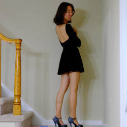 Pic #1 Show It Off, Slut! - Brunette, High Heels Amateurs
