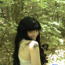 Pic #1 Blackcat In The Woods Part 2 - Big Tits, Nature