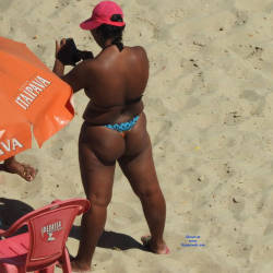 Pic #2 Fat Asses From Brazil - Beach, Big Ass