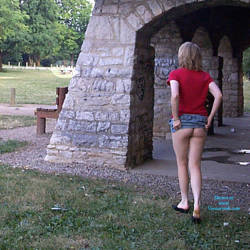 Pic #2 Lisa Playing In The Park - Throwback - Bush Or Hairy
