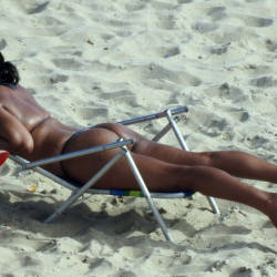 Pic #2 Brown Ass From Recife City - Beach