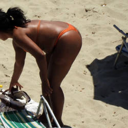 Pic #2 Big Ass From Janga Beach - Beach, Bikini Voyeur