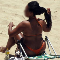 Pic #5 Big Ass From Janga Beach - Beach, Bikini Voyeur