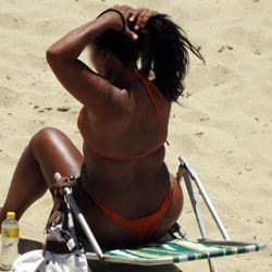 Pic #7 Big Ass From Janga Beach - Beach, Bikini Voyeur