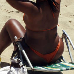 Pic #8 Big Ass From Janga Beach - Beach, Bikini Voyeur