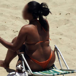 Pic #9 Big Ass From Janga Beach - Beach, Bikini Voyeur