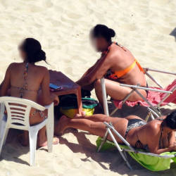 Pic #3 Delicious Asses From Brazil - Beach, Bikini Voyeur