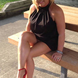 Pic #8 Little Black Dress And Red Heels - High Heels Amateurs