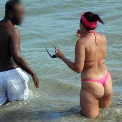 Pic #1 Pink Bikini From Brazil - Beach, Bikini Voyeur