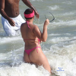 Pic #3 Pink Bikini From Brazil - Beach, Bikini Voyeur
