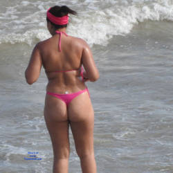 Pic #9 Pink Bikini From Brazil - Beach, Bikini Voyeur