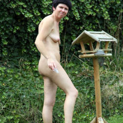 Pic #3 Feeding The Birds - Brunette