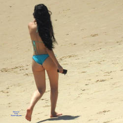 Pic #4 Blue Bikini Janga Beach, Brazil - Beach, Bikini Voyeur