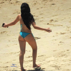 Pic #5 Blue Bikini Janga Beach, Brazil - Beach, Bikini Voyeur