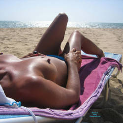Pic #3 My Wife On The Beach!! - Big Tits, Wife/wives