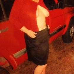 Pic #2 Red In Public - Big Tits, Redhead