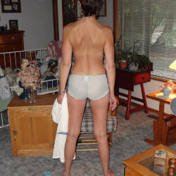 Pic #1 Shy Wife - Lingerie, Brunette, Big Tits, Wife/wives