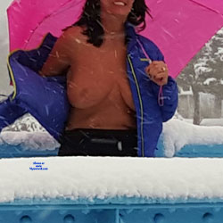 Pic #2 Snow Job - Big Tits, Topless Wives, Wife/wives