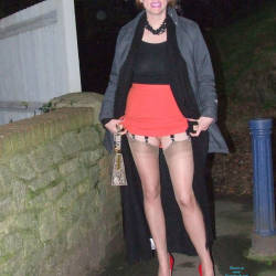 Pic #3 Valentines Flashing  - Lingerie