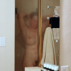 Pic #6 Watching Her In The Shower - Big Tits
