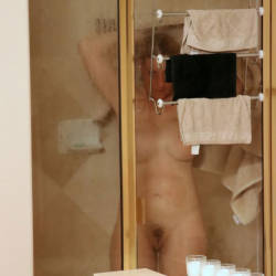 Pic #8 Watching Her In The Shower - Big Tits
