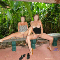 Pic #7 Two MILFS In The Park - Big Tits