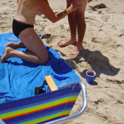 Pic #7 Miche And Mika At The Beach - Beach