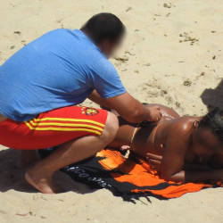 Pic #2 Husband And Wife At Beach - Beach Voyeur