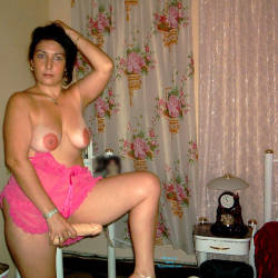 Pic #3 Playing With My Favorite Toy - Big Tits, Brunette