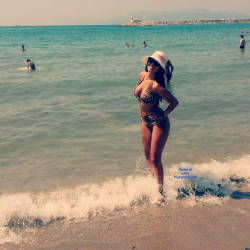 Pic #7 Tattooed Goddess Ana - Beach, Brunette, Tattoos