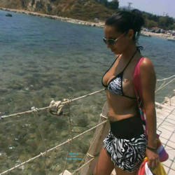 Pic #6 Tattooed Goddess Ana - Beach, Brunette, Tattoos