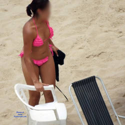 Pic #6 Pink Bikini From Recife City, Brazil - Beach Voyeur, Bikini Voyeur