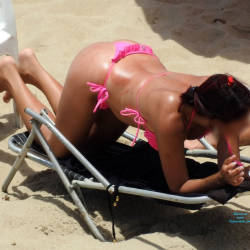 Pic #1 Pink Bikini From Recife City, Brazil - Beach Voyeur, Bikini Voyeur