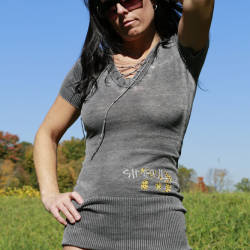 Pic #3 Thanksgiving Meadow - Brunette, Nature, Shaved