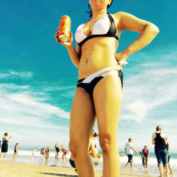 Pic #1 Hot Indian Woman in Bikini - Brunette