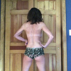 Pic #1 Camo Panties Part 2 - Big Tits, Brunette