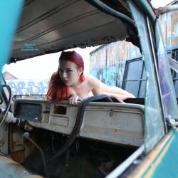 Pic #1 Junkyard - Redhead, Young Woman