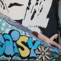Pic #7 Graffiti Walls Downtown - Medium Tits