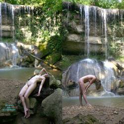 Pic #9 Nudes At A Waterfall - Big Tits, Nature