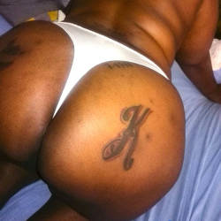 Pic #1 Big Initial Tattooed Ass - Tattoos, Big Ass