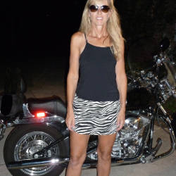 Pic #1 Biker Girl - Big Tits, Blonde