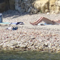 Pic #4 Blondie Sunbaths On Croatia
