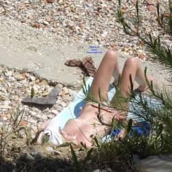 Pic #2 Blondie Sunbaths On Croatia