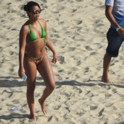 Pic #1 Janga Beach, Brazil - Beach Voyeur, Bikini Voyeur, Brunette