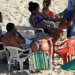 Pic #2 Delicious Ass From Janga Beach - Beach Voyeur, Bikini Voyeur