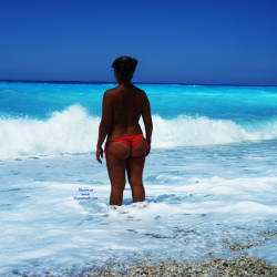 Pic #5 Big Ass On The Beach - Beach, Brunette