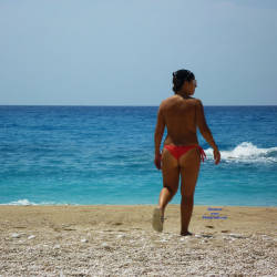 Pic #9 Big Ass On The Beach - Beach, Brunette