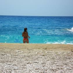 Pic #10 Big Ass On The Beach - Beach, Brunette