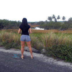 Pic #3 Selma Brasil Going To Tambaba Beach - Brunette, High Heels Amateurs