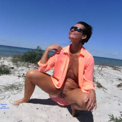Pic #8 A Day At The Beach - Beach, Brunette, Shaved, Wife/wives